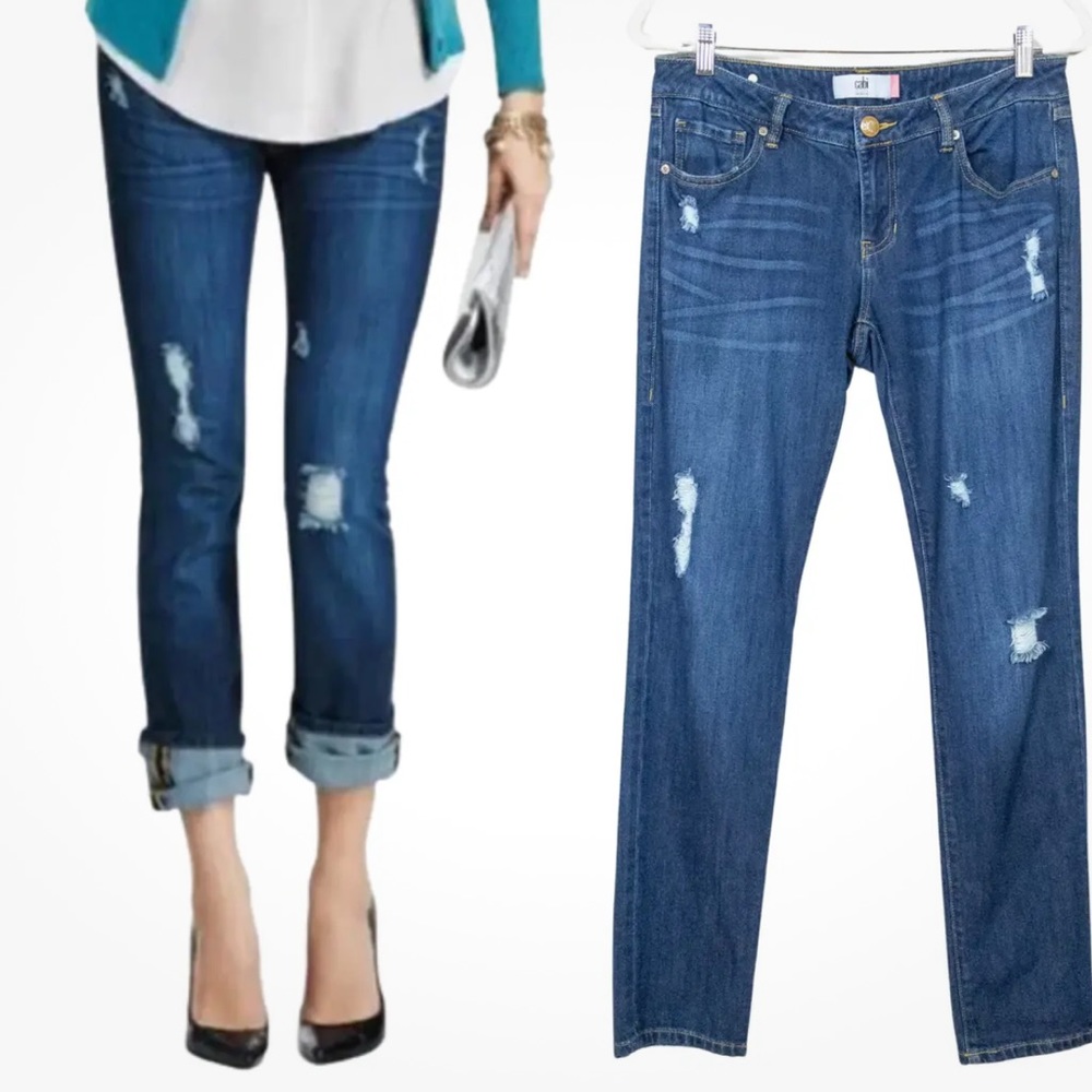 Cabi Slim Boyfriend Jeans 10 EUC